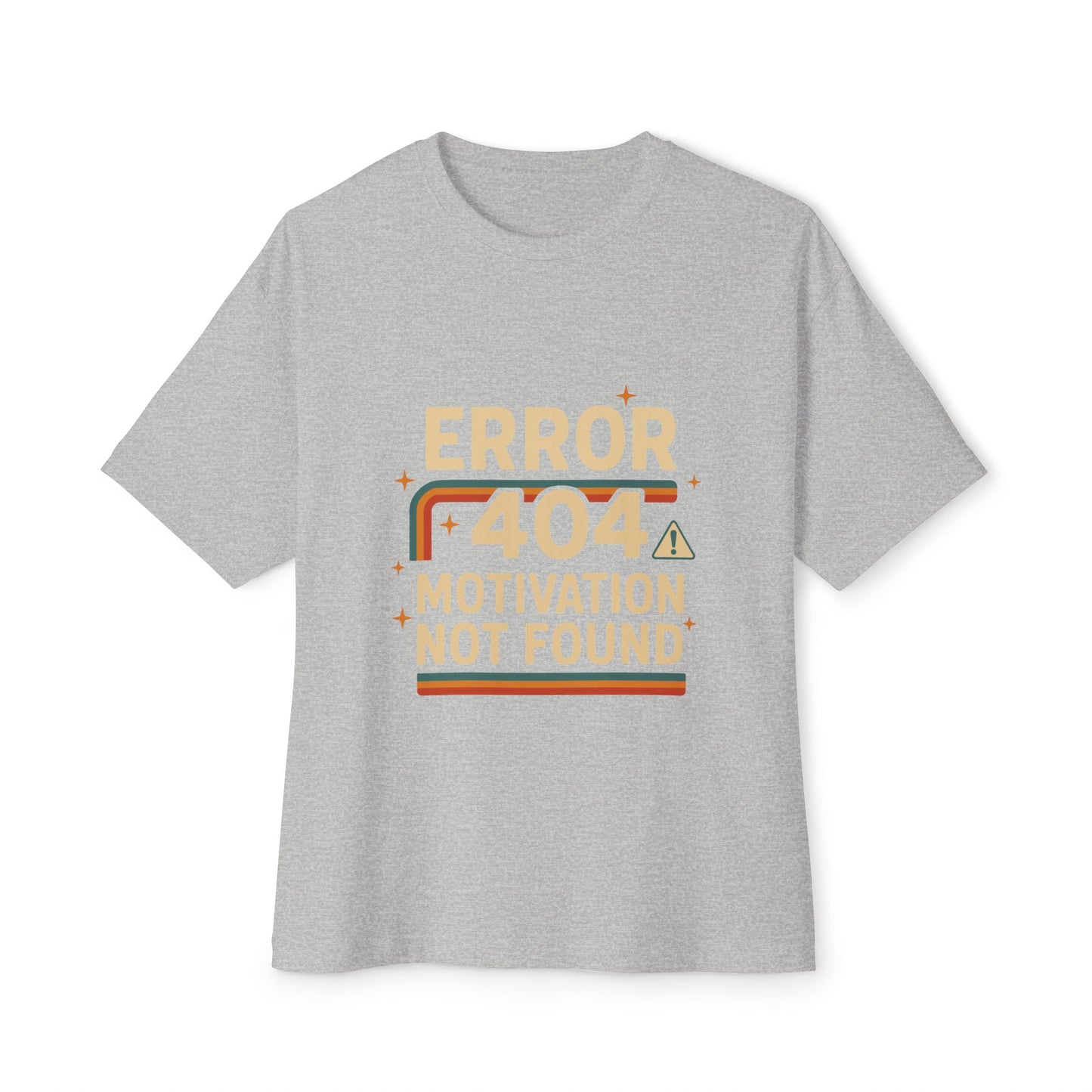Unisex Oversized Tee – Snazzy Error 404 Edition