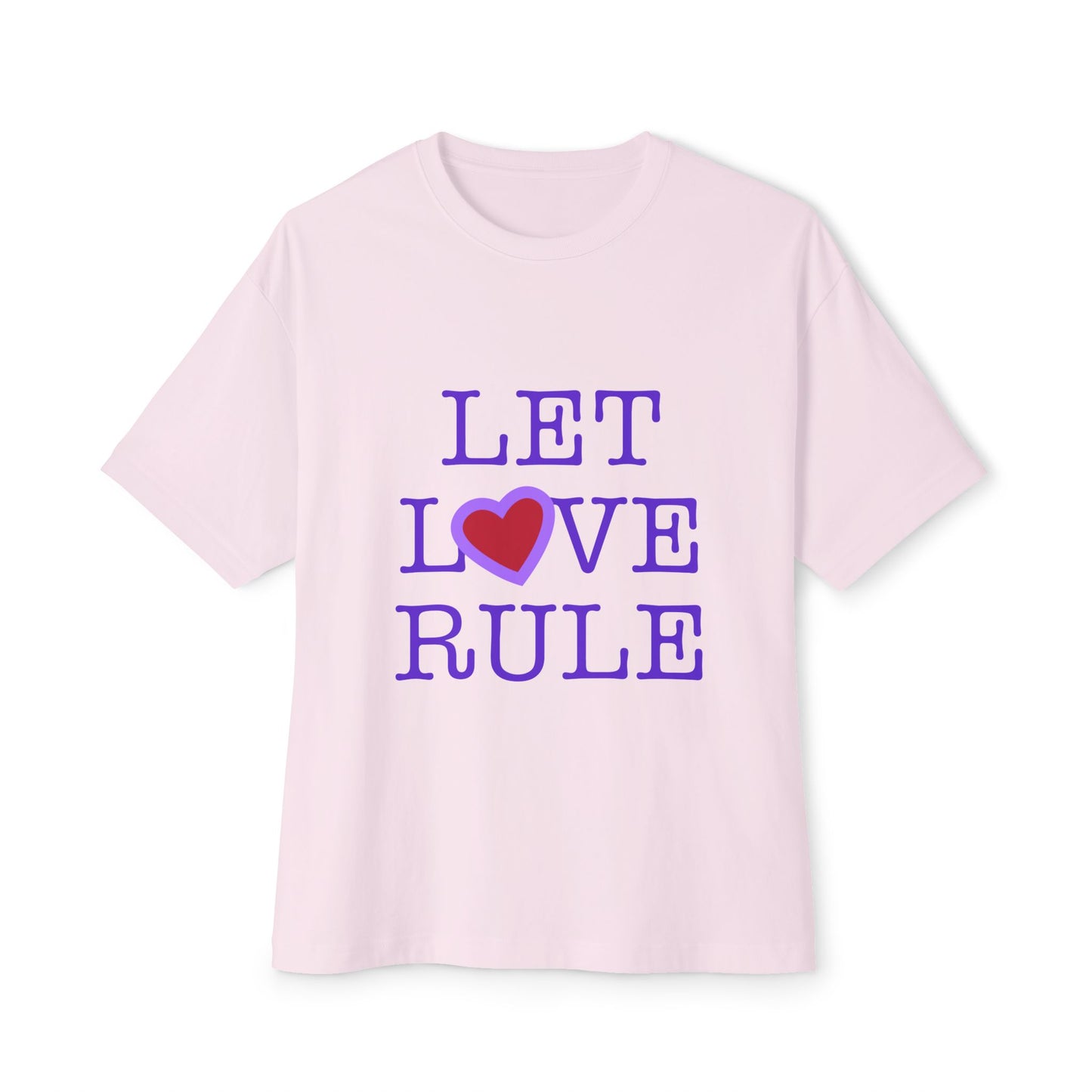 Let Love Rule (Remix) Unisex Oversized Boxy tee