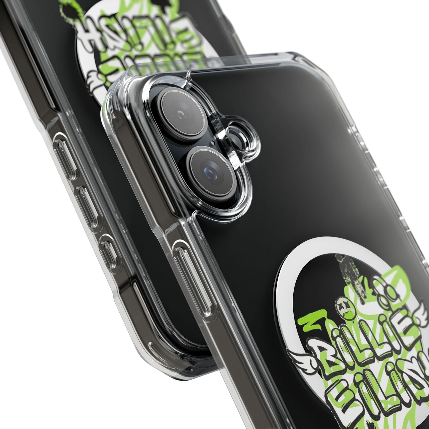 Grunge Angel Graffiti Magnetic Clear Impact Case