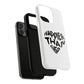 Happier Heart Lettering Tough Magnetic Case