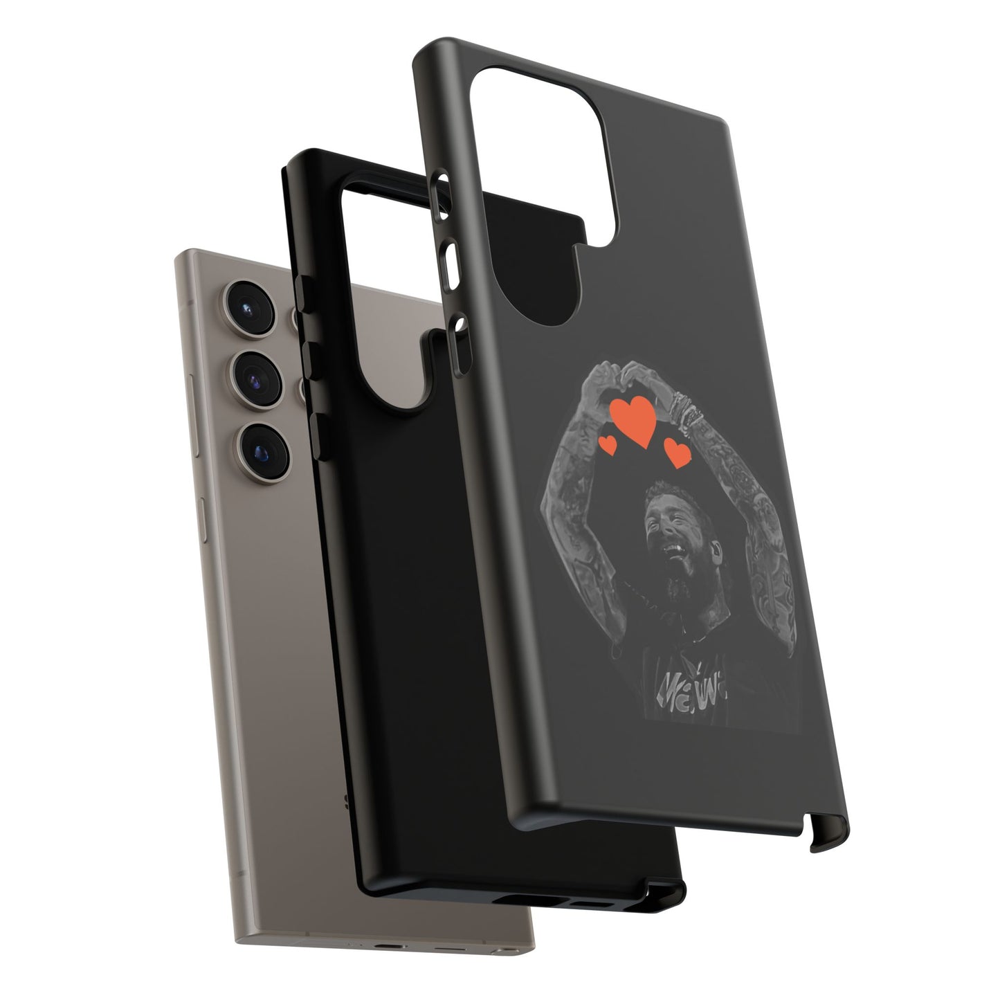 Tough Samsung Case (S20–S25) – Post Malone Heartfelt Wishes