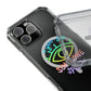 Vibrant Eye and Text Magnetic Clear Impact case