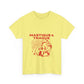 Fierce Femme in Red Unisex Heavy cotton tee
