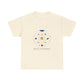 Colorful Planetary Orbit Diagram Unisex Cotton Tee