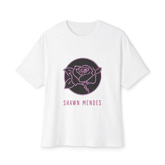 Neon Bloom Unisex Oversized Boxy Tee