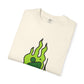 Green Flame Icon Unisex Dyed T-shirt