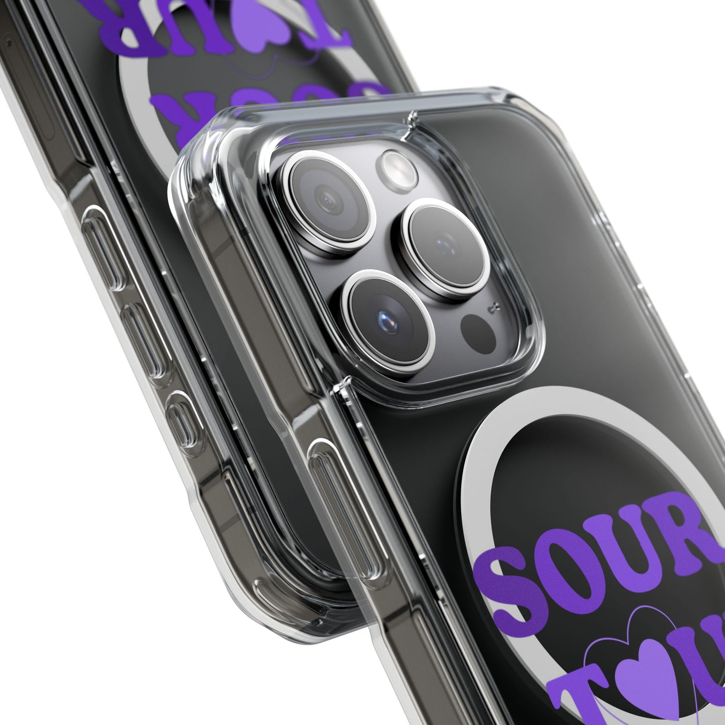 SOUR TOUR Heart Magnetic Clear Impact Case