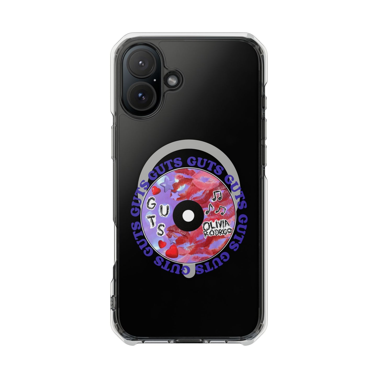 Guts Album Art CD Magnetic Clear Impact Case
