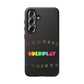Premium Tough Case for Samsung S21 to S25 Ultra Showcasing Coldplay’s Signage