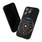 Premium Tough Case for iPhone 12 to 16 Pro Max Showcasing Coldplay’s Illustration Concept