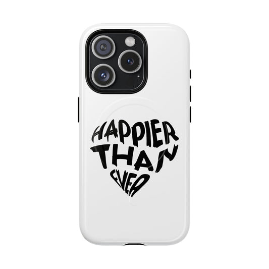 Happier Heart Lettering Tough Magnetic Case