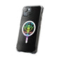 Rainbow Lunar Phases Magnetic Clear Impact case