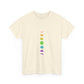 Rainbow Lunar Phases Unisex Cotton Tee