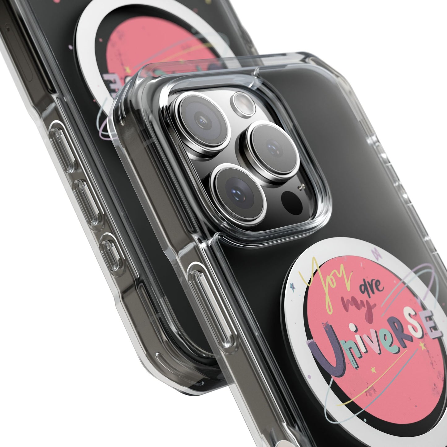 Pastel Planet & Universe Magnetic Clear Impact case