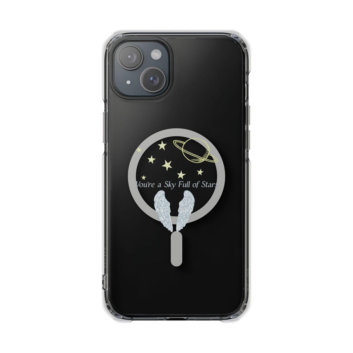Starry Sky Wings Magnetic Clear Impact case