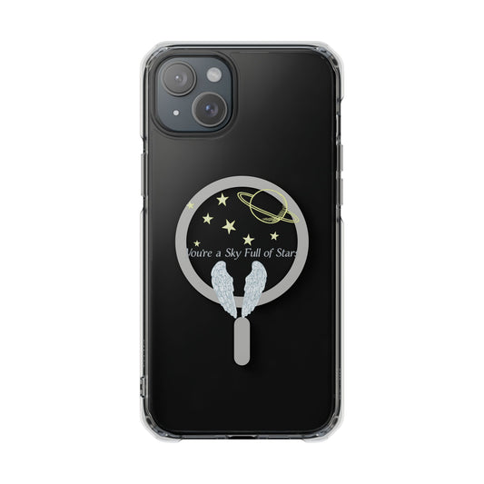 Starry Sky Wings Magnetic Clear Impact case