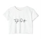 Pop Muse Silhouette Women's Festival Crop Top