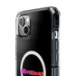 Wavy Groovy Typography Magnetic Clear Impact case