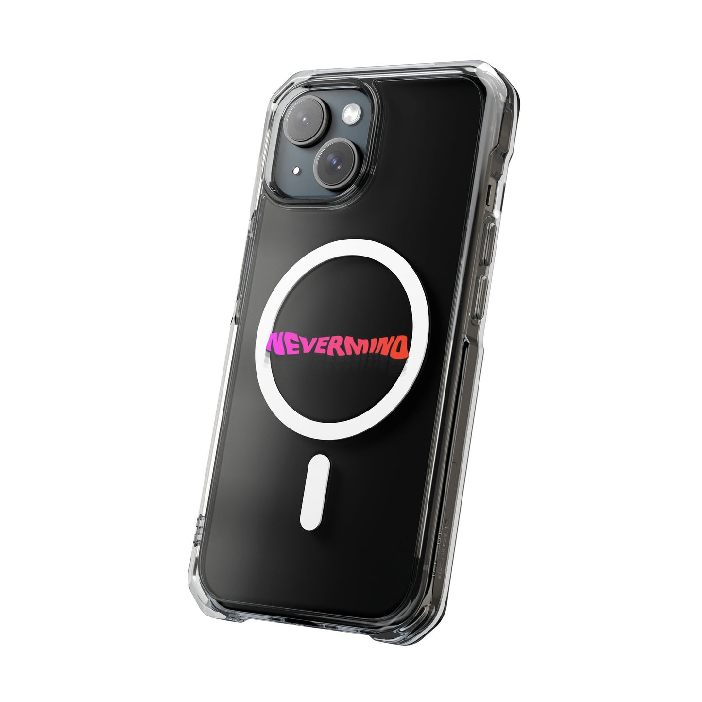Wavy Groovy Typography Magnetic Clear Impact case