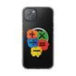 Orange Equals Symbol Magnetic Clear Impact Case
