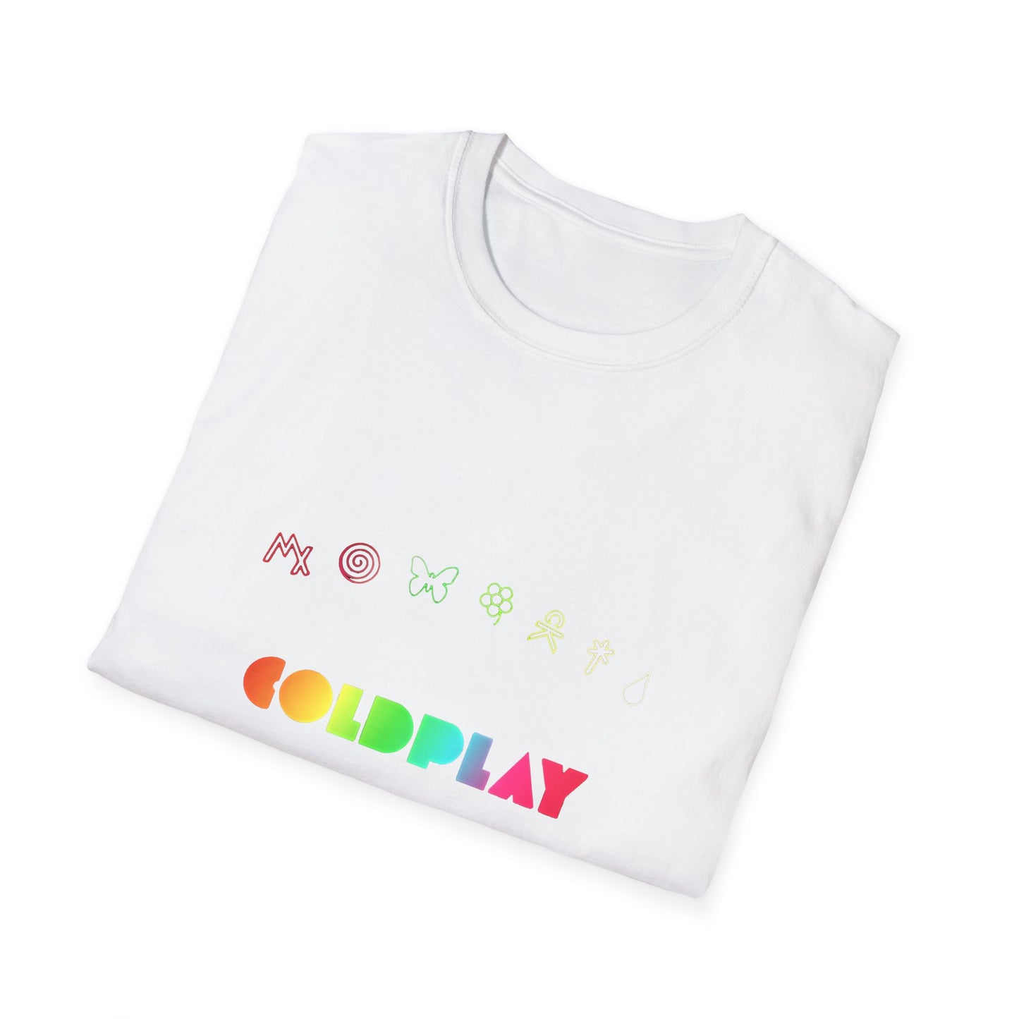 Unisex Softstyle T-Shirt Inspired by Coldplay’s Signage