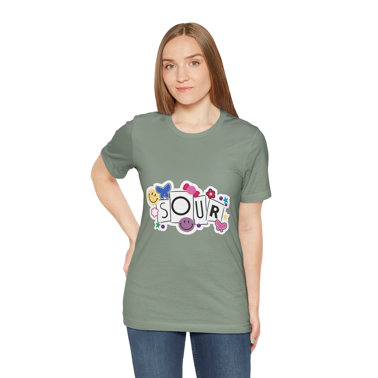 Olivia Rodrigo Unisex Jersey Short Sleeve Tee - Sour