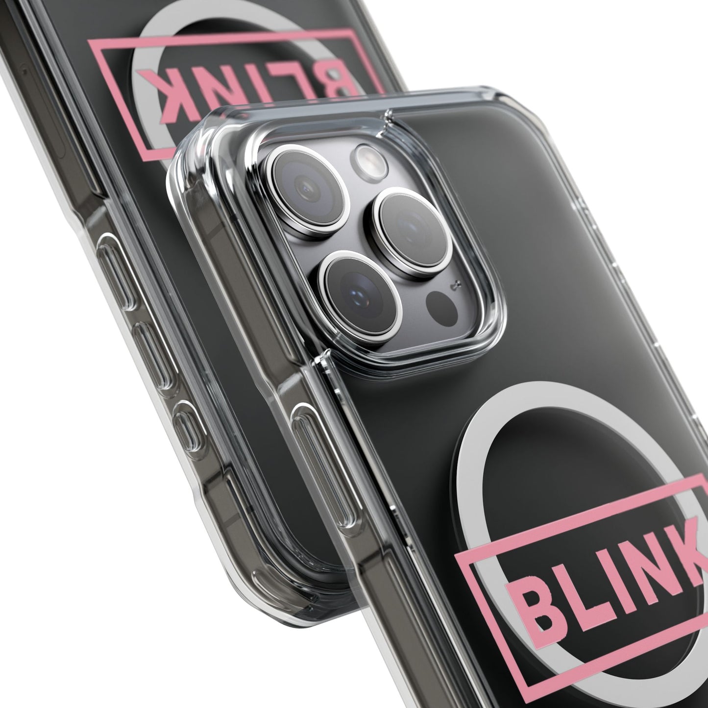 Minimal BLINK Logo - Magnetic Clear Impact Case
