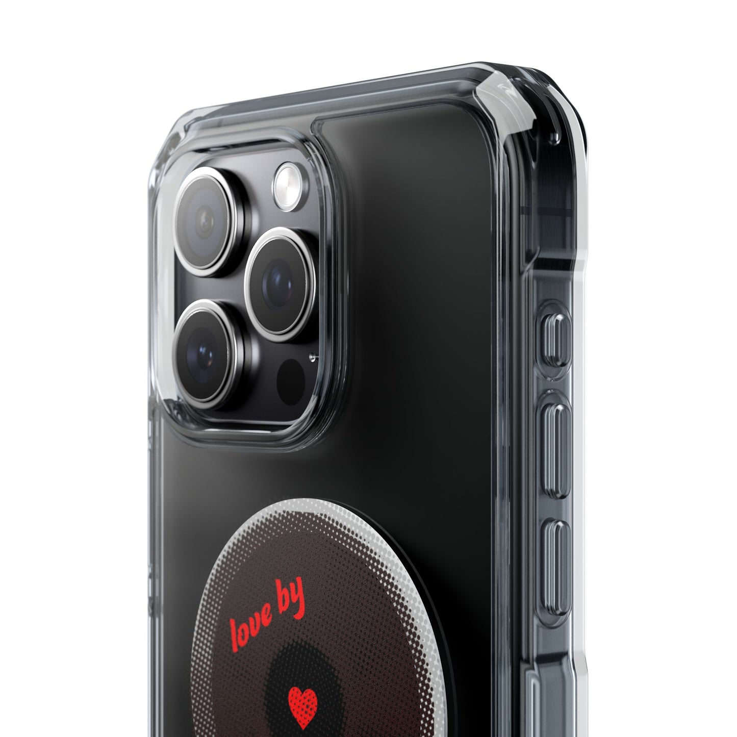 Vinyl Love Spin Magnetic clear Impact case