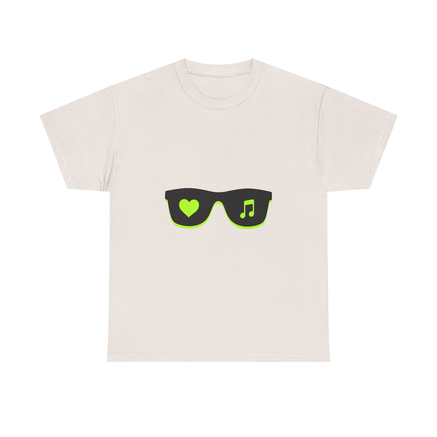Neon Love Notes Unisex Heavy cotton tee