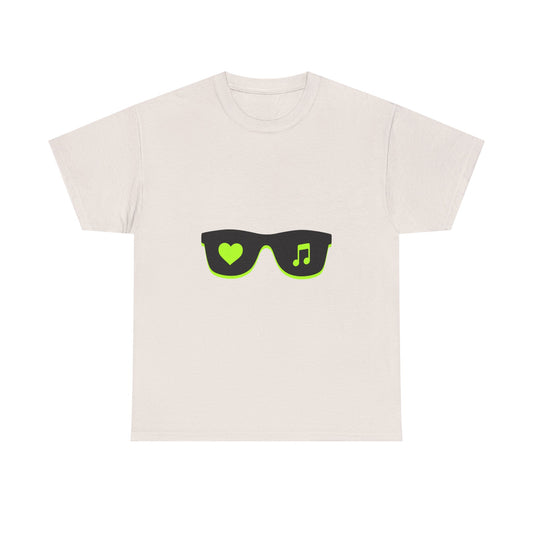 Neon Love Notes Unisex Heavy cotton tee