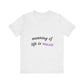 Feel the Music Vibe Unisex Jersey short sleeve tee