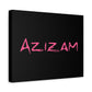 Handwritten Heart Doodle Matte Canvas
