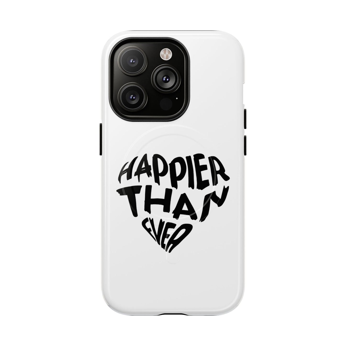 Happier Heart Lettering Tough Magnetic Case