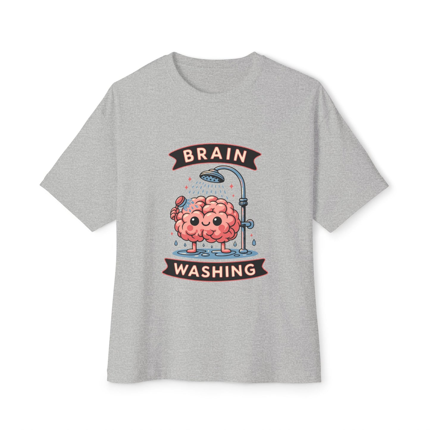 Oversized boxy Tee – Snazzy Brain washing Edition