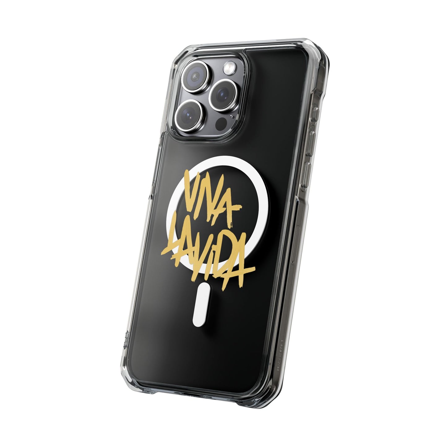 Golden Brush Script Magnetic Clear Impact case