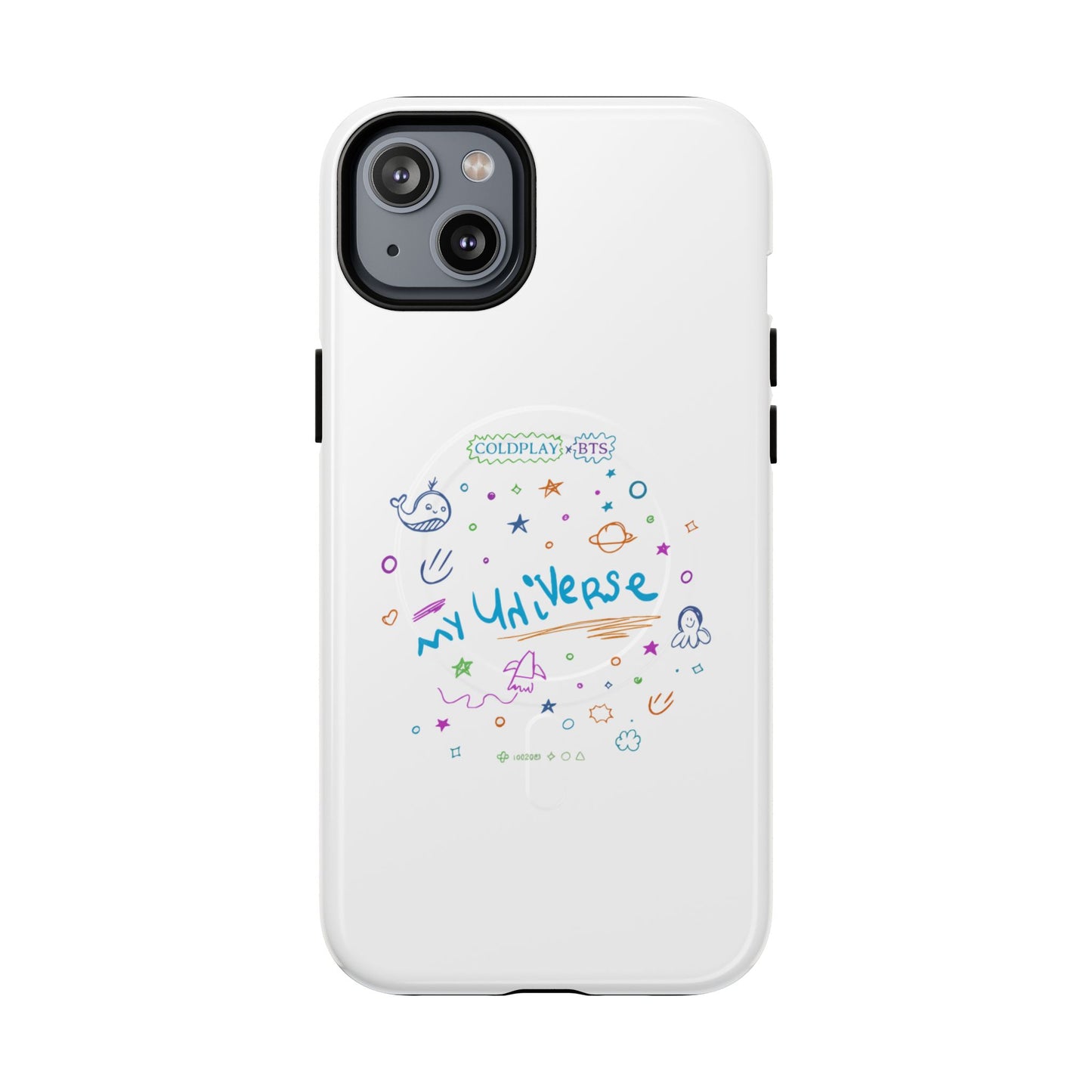 Neon Space Doodles Tough Magnetic Case