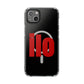ILO Bold Red Block Magnetic Clear Impact Case