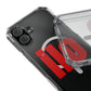 ILO Bold Red Block Magnetic Clear Impact Case