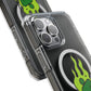 Green Flame Icon Magnetic Clear Impact Case