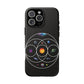 Premium Tough Case for iPhone 12 to 16 Pro Max Showcasing Coldplay’s Illustration Concept