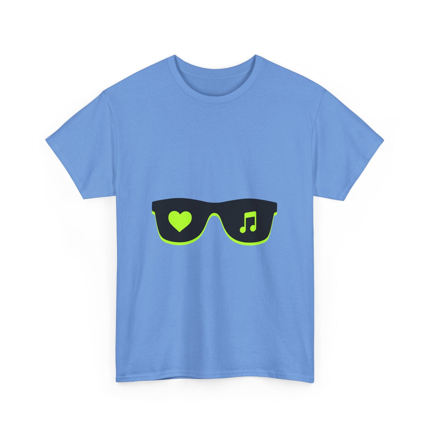 Neon Love Notes Unisex Heavy cotton tee