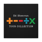 Matte Stretched Canvas, 1.25" Depth – Ed Sheeran Black Edition