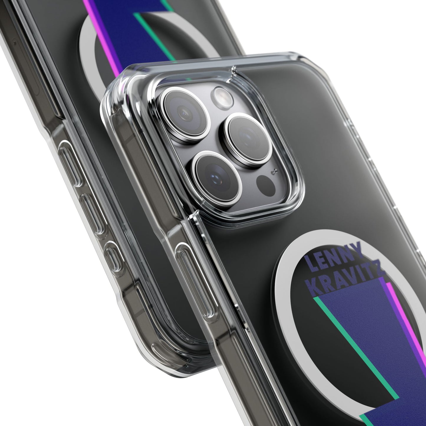 Layered Bolt Vibe Magnetic clear Impact case