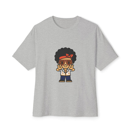 Afro Disco Mood Unisex Oversized Boxy Tee
