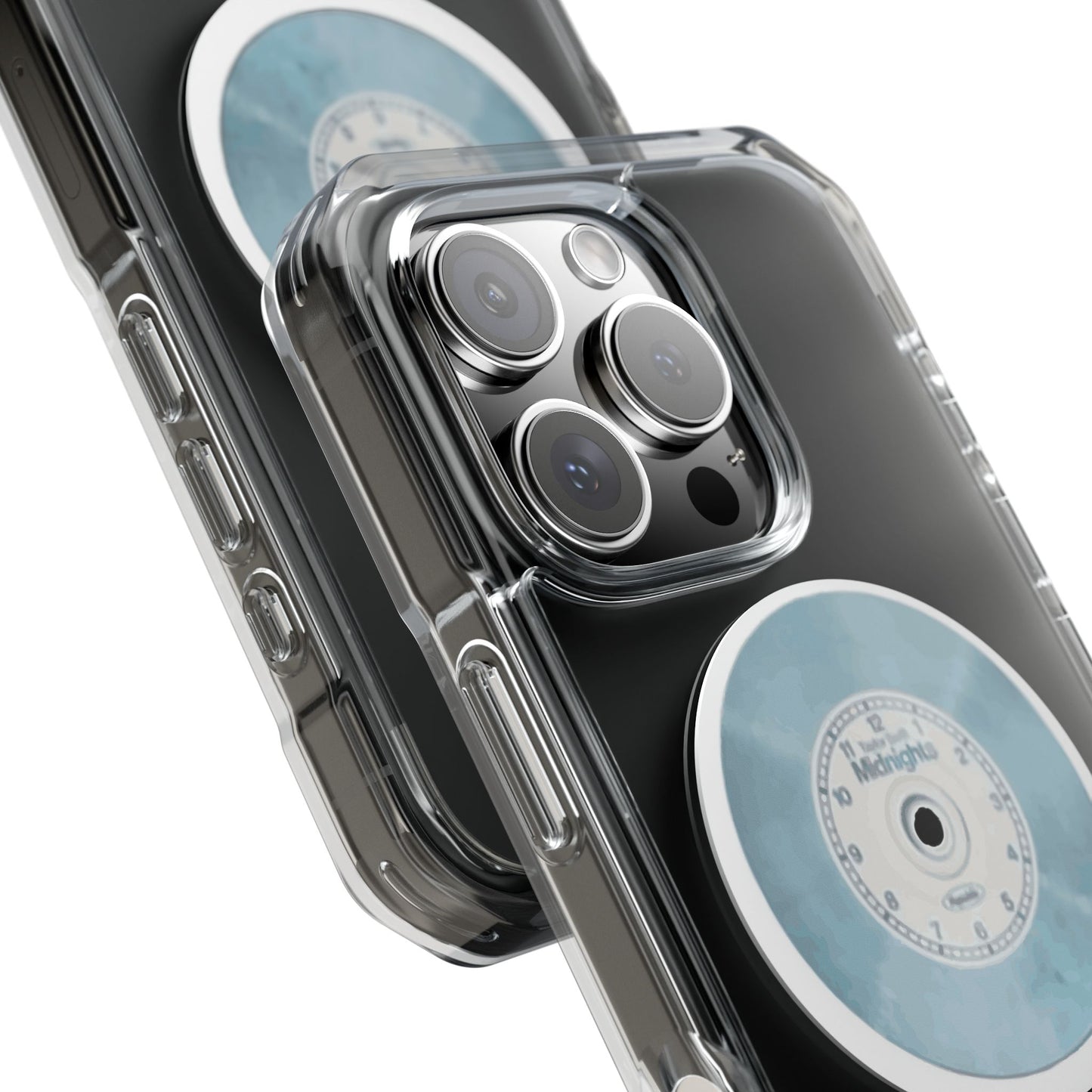 Midnight Vinyl Vibes Magnetic clear Impact Case