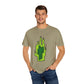 Green Flame Icon Unisex Dyed T-shirt