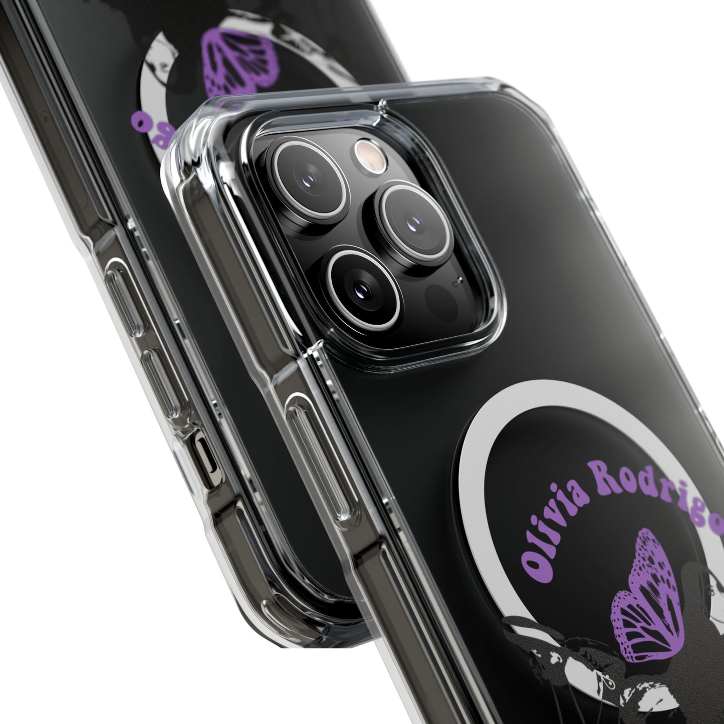 Olivia Rodrigo Butterfly Arc Magnetic Clear Impact Case