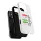 White Paw Print Tough Magnetic case