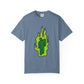Green Flame Icon Unisex Dyed T-shirt