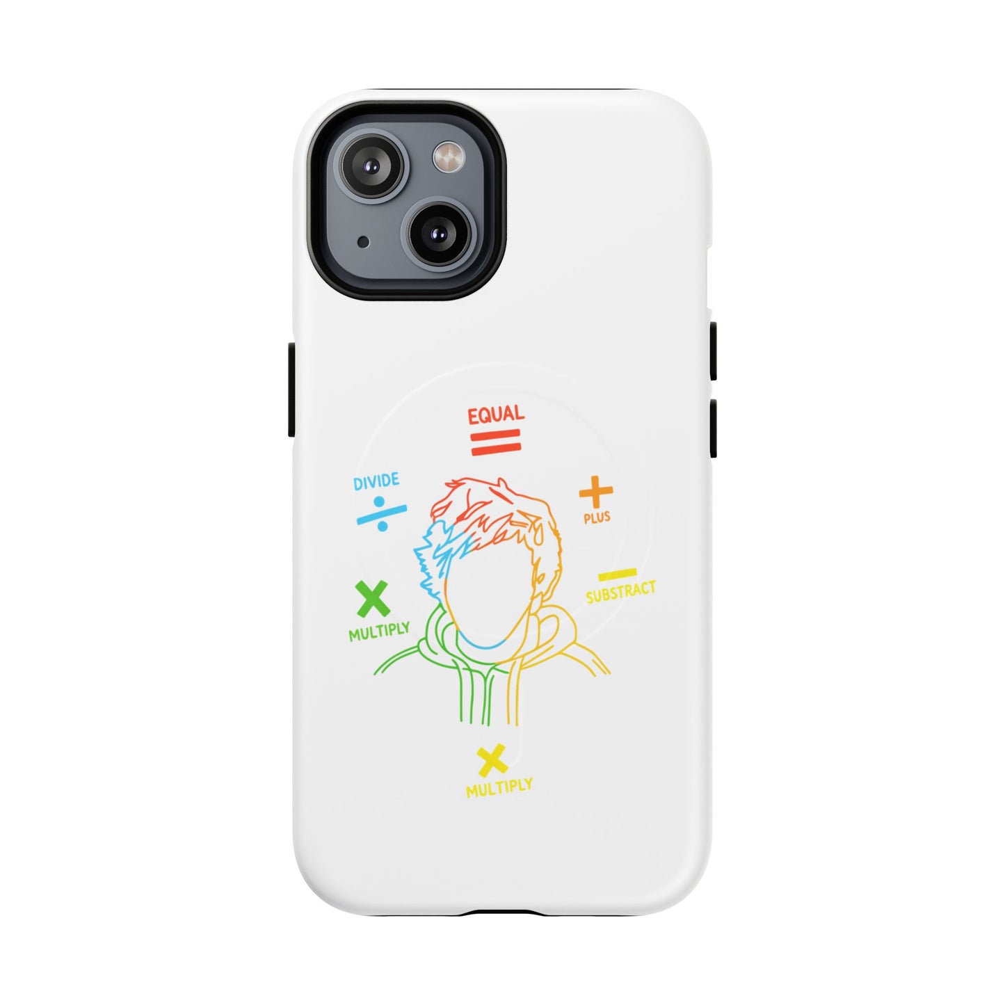 Minimalist Divide Symbol with Brush Tough Magnetic case